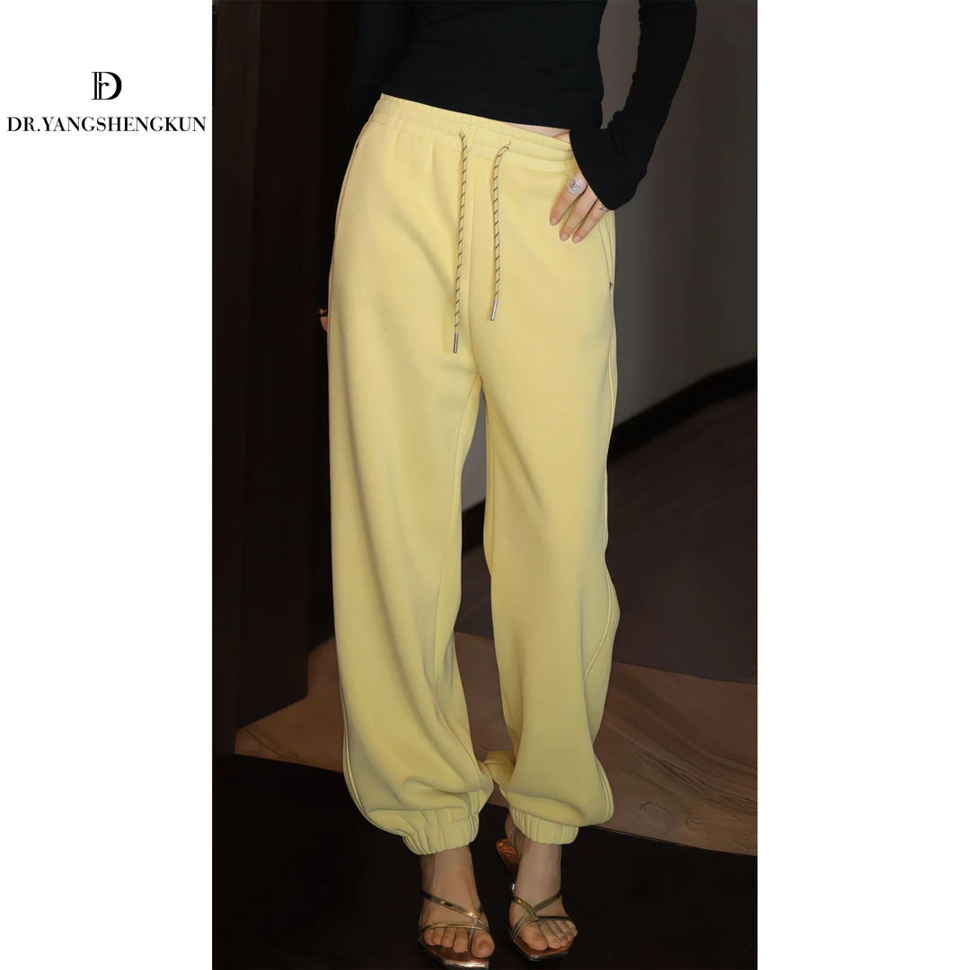 杨圣坤2025冬季新品糖果加绒御寒卫裤'休闲百搭束脚裤ES2511249