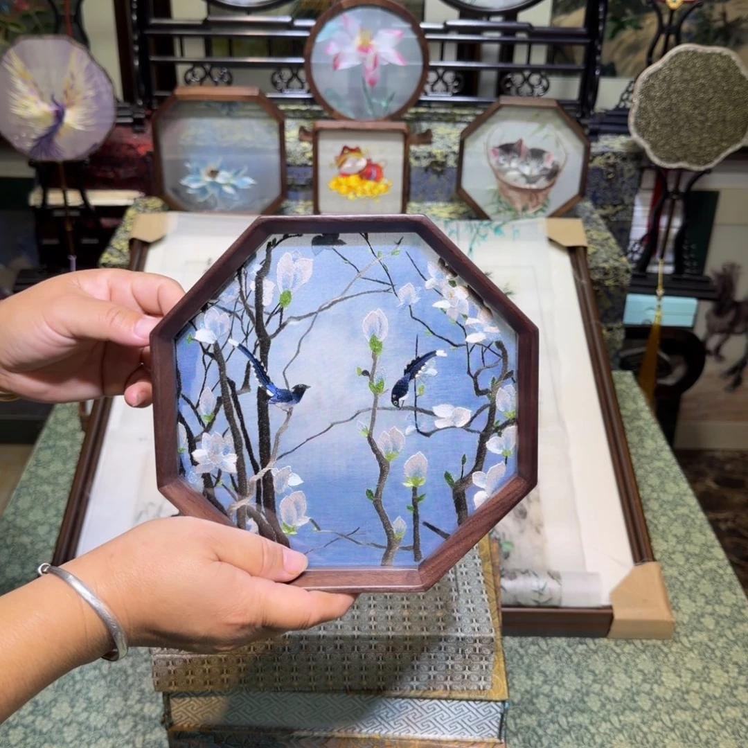 刺绣手工苏绣工艺制作技艺精湛