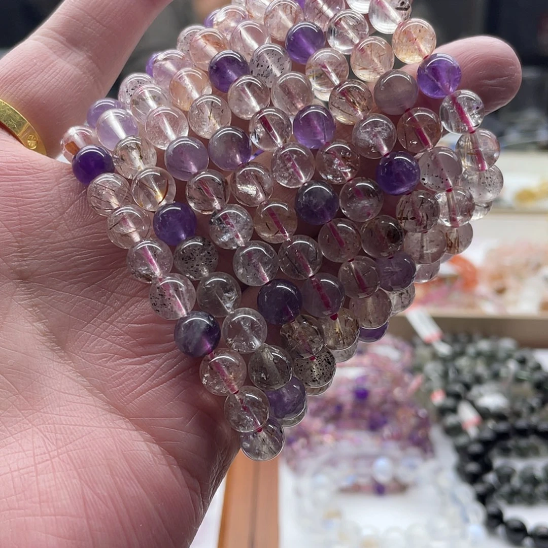 未镶嵌手链水晶超七手串