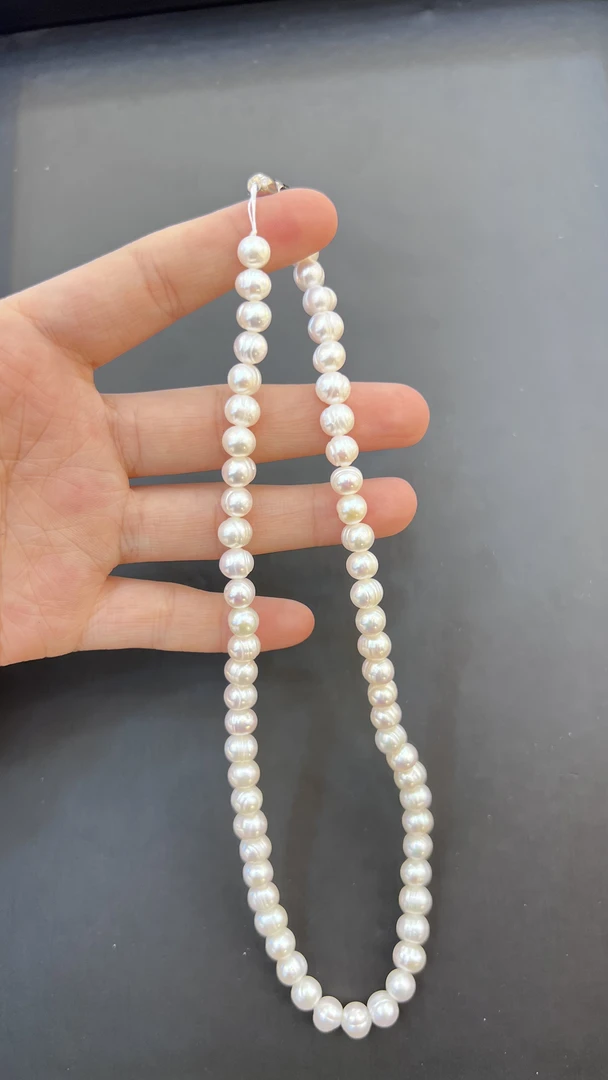 非金属仿水晶项链 كىچىك يۇمۇلاق مەرۋايىت新款项链