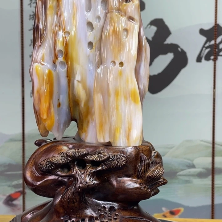 硅化玉未镶嵌珠宝奇石高36