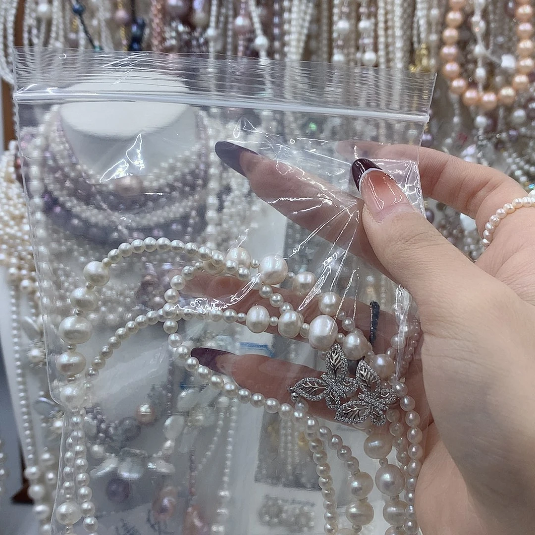 o***g淡水珍珠耳饰银S925镶嵌