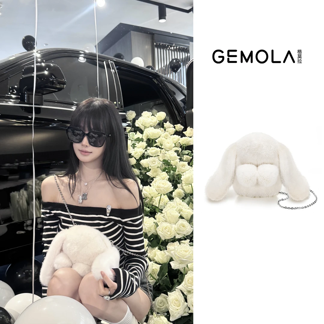 GEMOLA/格莫拉叛逆千金风原创设计兔兔双肩包