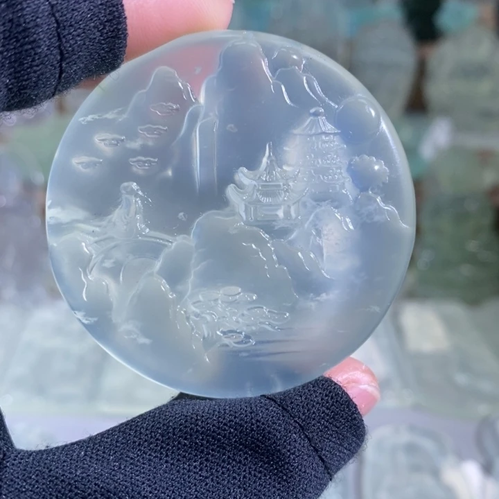 岫玉吊坠未镶嵌吊坠