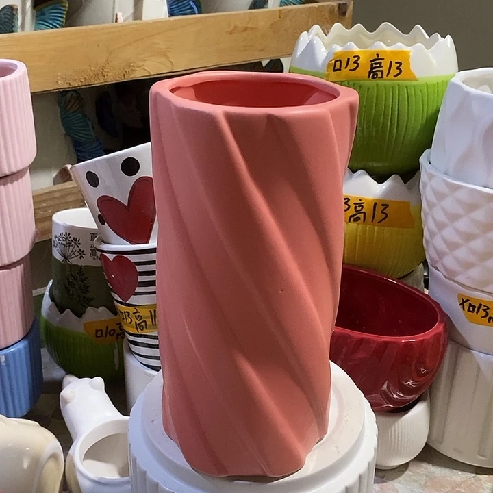 摆件陶陶盆有孔 瑕疵介意勿拍