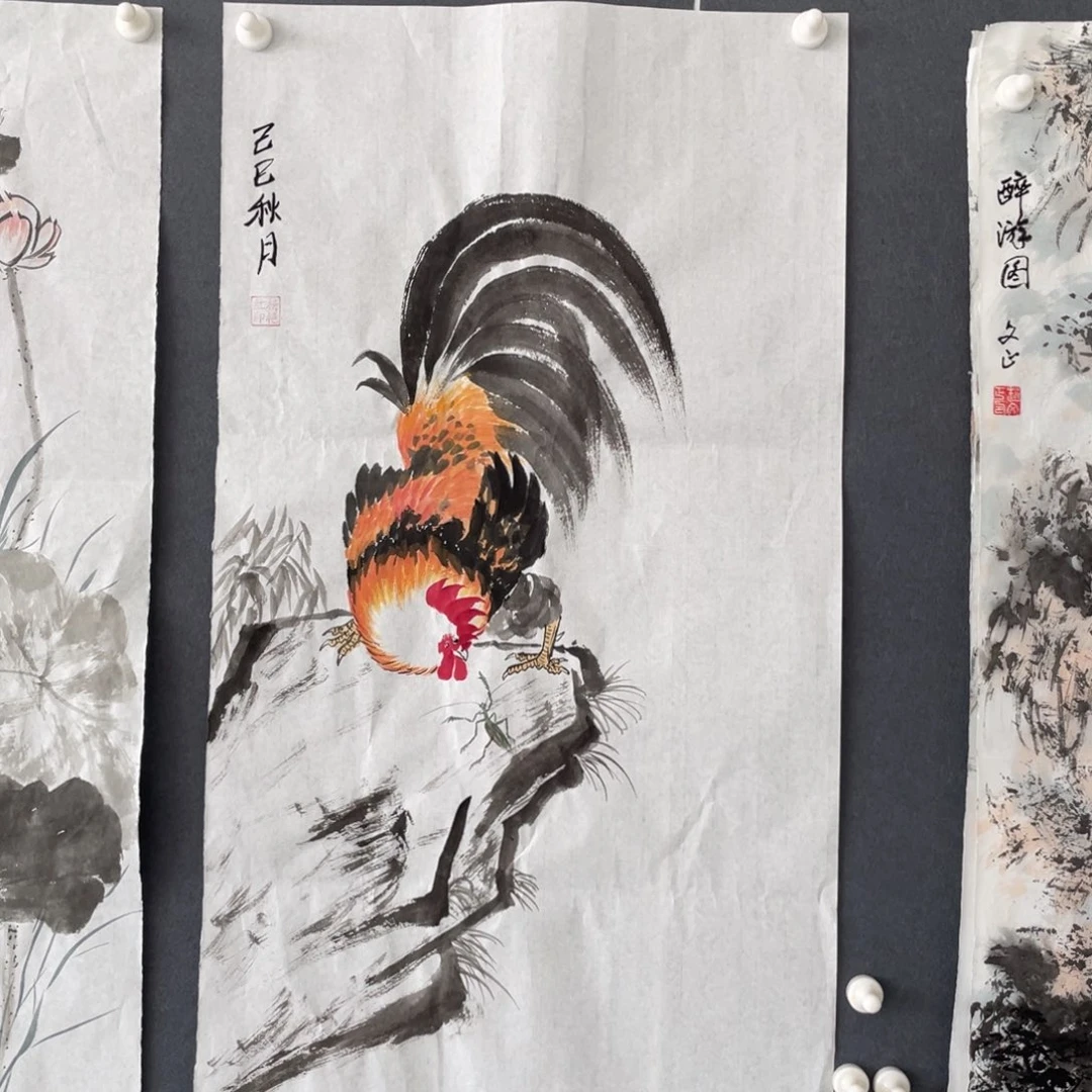 国画杨艳红老师绘画