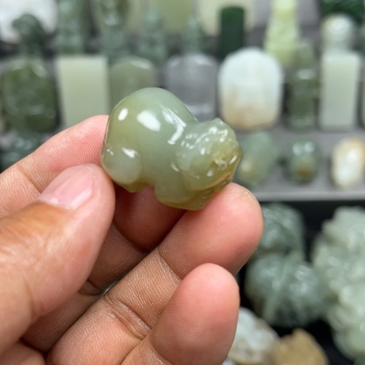 和田玉挂件未镶嵌云*