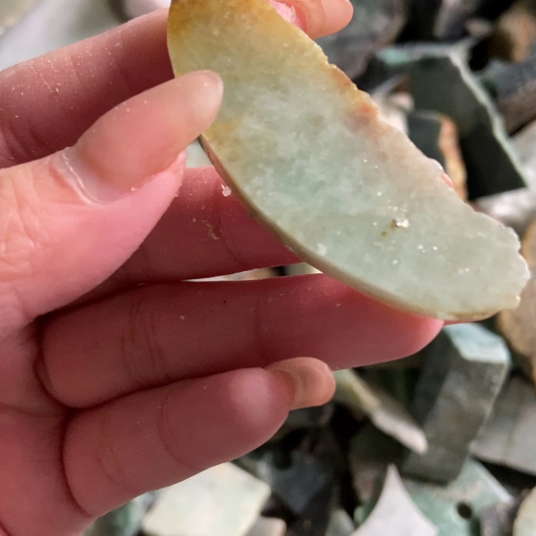 翡翠未镶嵌挂件天然翡翠