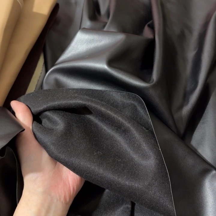 混纺新款磨毛弹力软皮1米