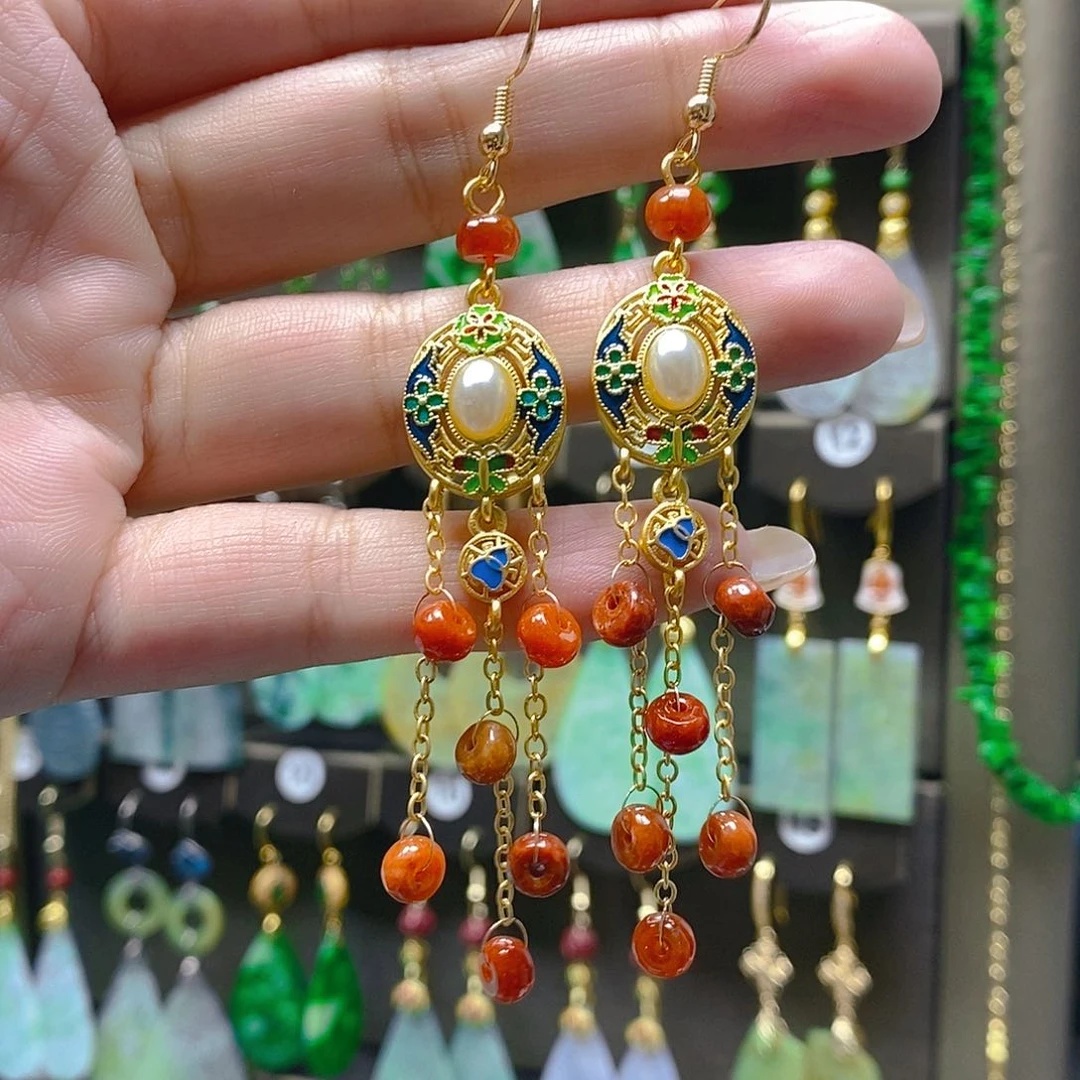 未镶嵌翡翠耳饰翡翠