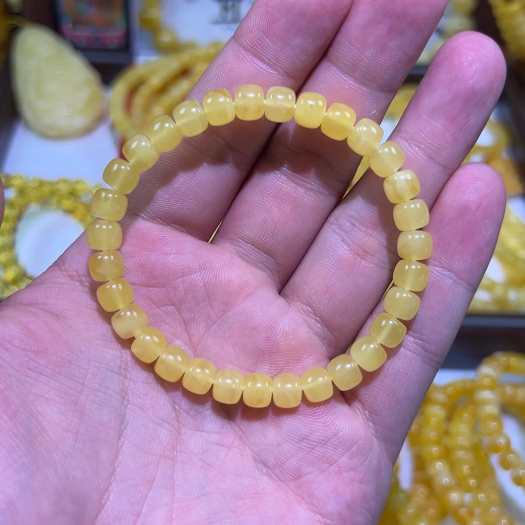裸石琥珀未镶嵌手串