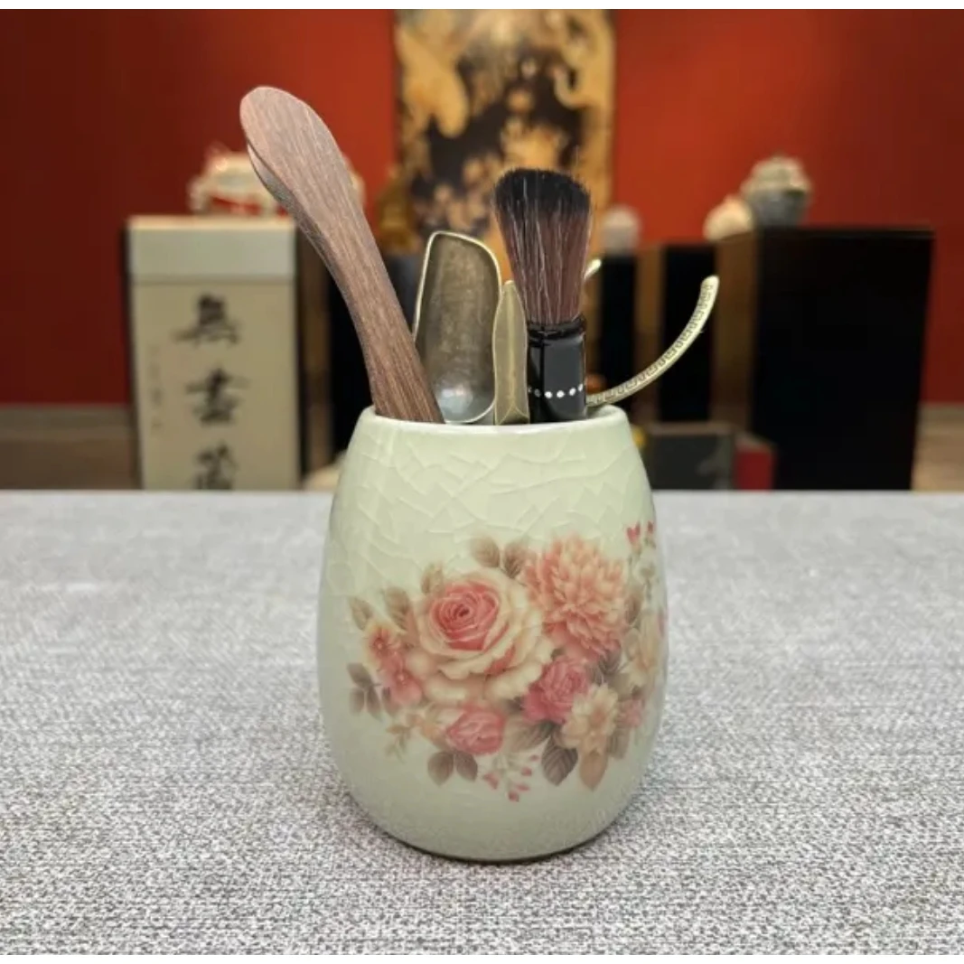 汝窑-玫瑰茶道六君子-ZHZ099
