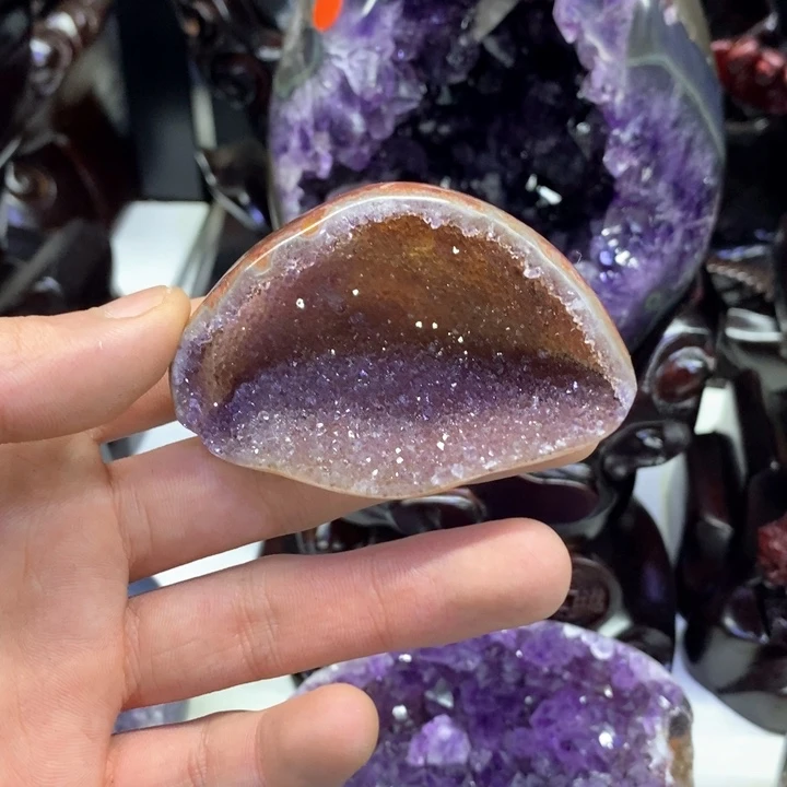 紫晶小葛摆件未镶嵌