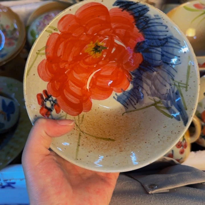 瓷片景德镇陶瓷手工手绘