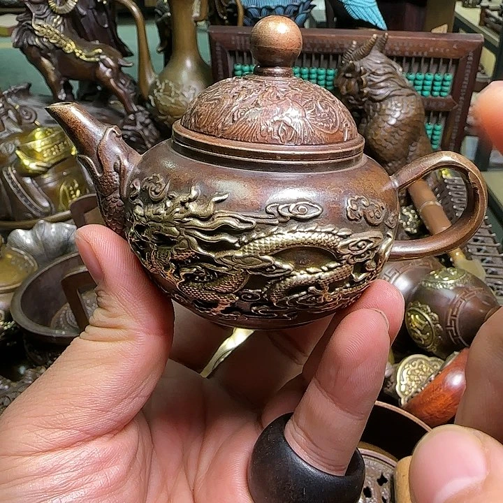 铜器办公室茶室摆件