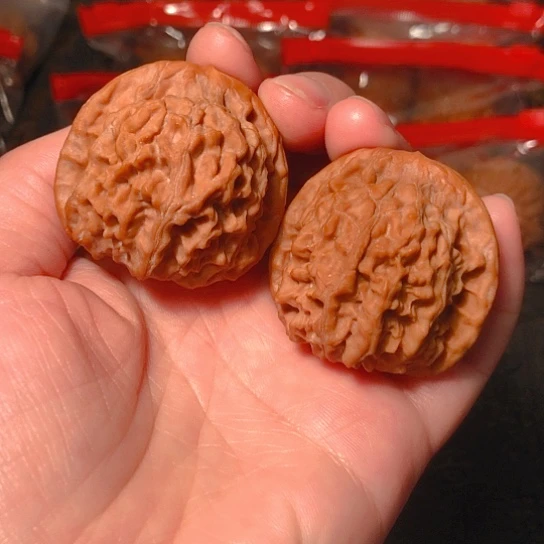 文玩核桃把件二爷帽41