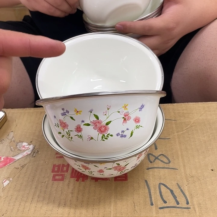 14公分小碎花米饭碗1个