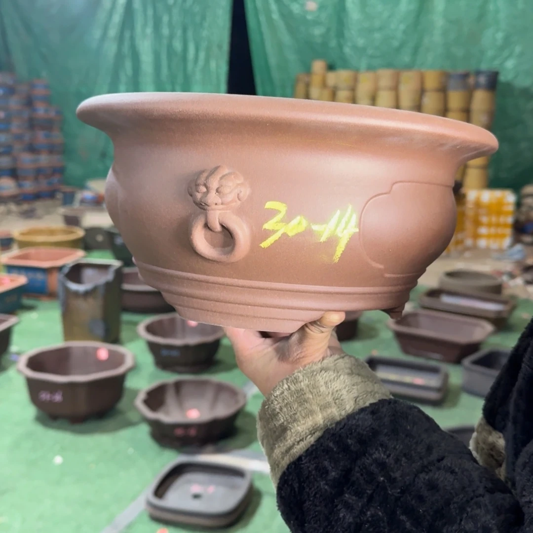 紫砂花盆紫砂花盆