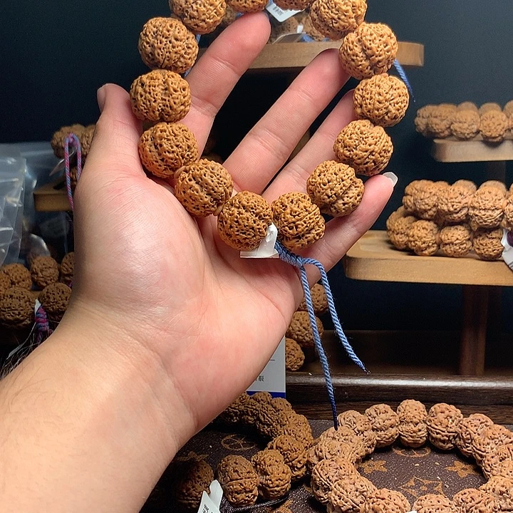 手串金刚菩提菠萝蜜干刷头货22mm➕