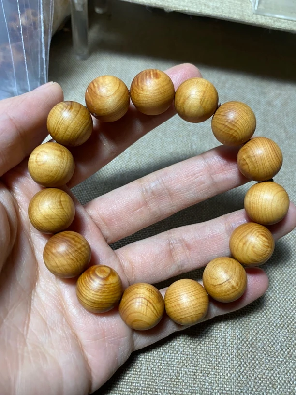 太行崖柏1.5mm水波单圈手串