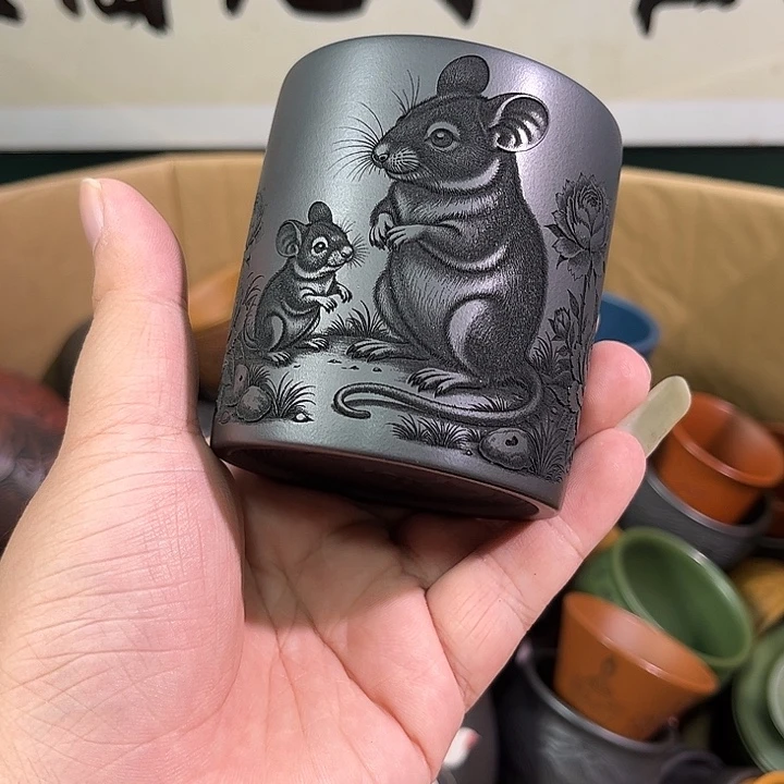 茶杯紫砂全手工紫砂主人杯