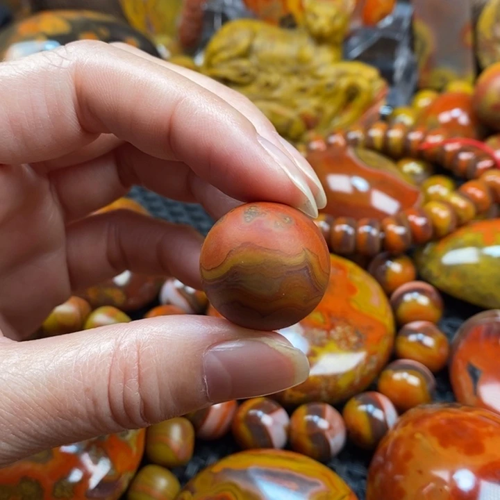 玛瑙/玉髓颈饰未镶嵌江*七