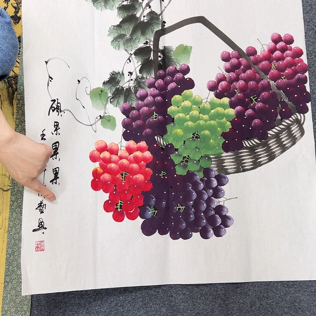 国画宣纸国画纯手绘作品
