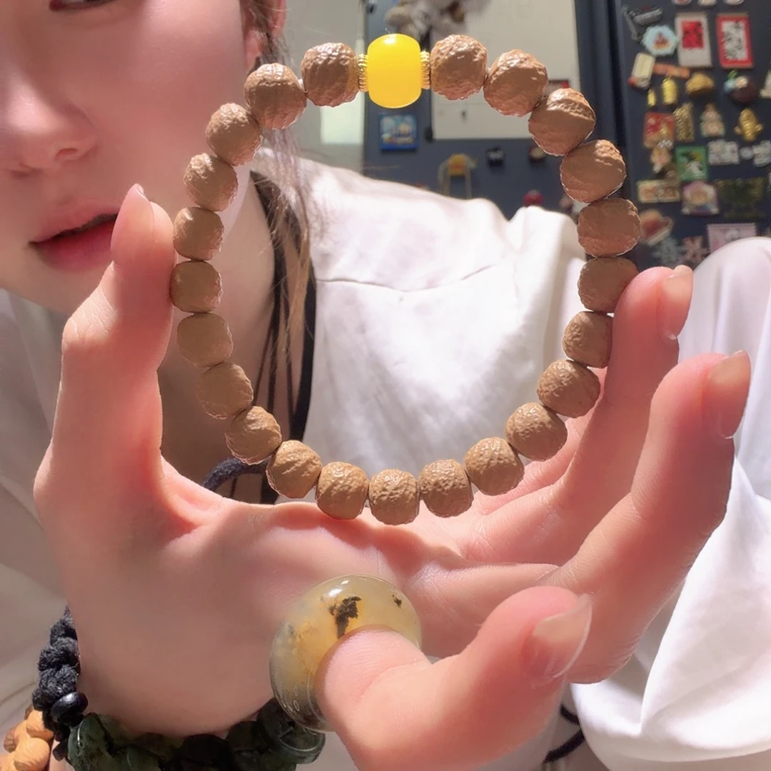 L****手串猴头核桃卡10手工戴配饰
