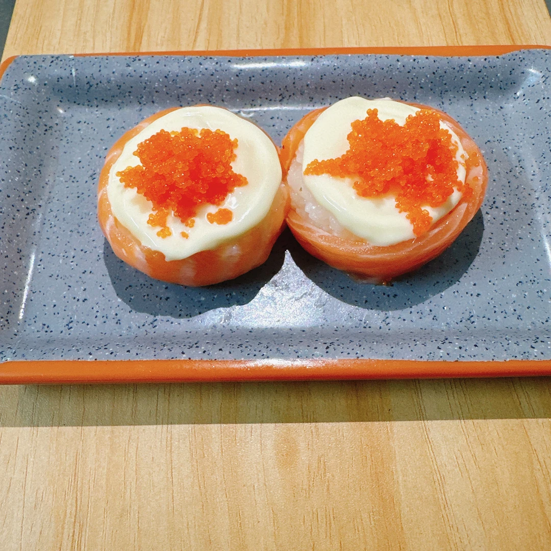 三文鱼富贵卷双粒