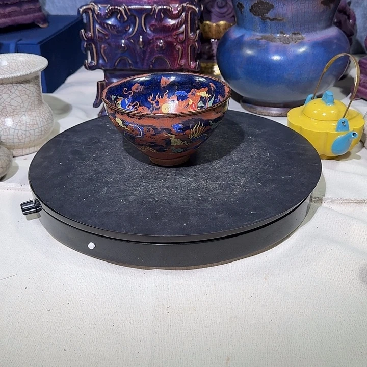 摆件陶建盏建盏立