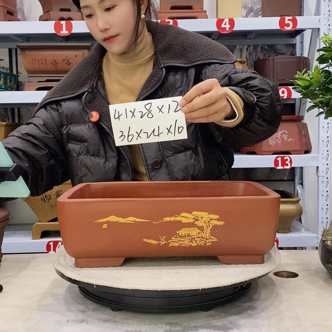 紫砂花盆紫砂花盆