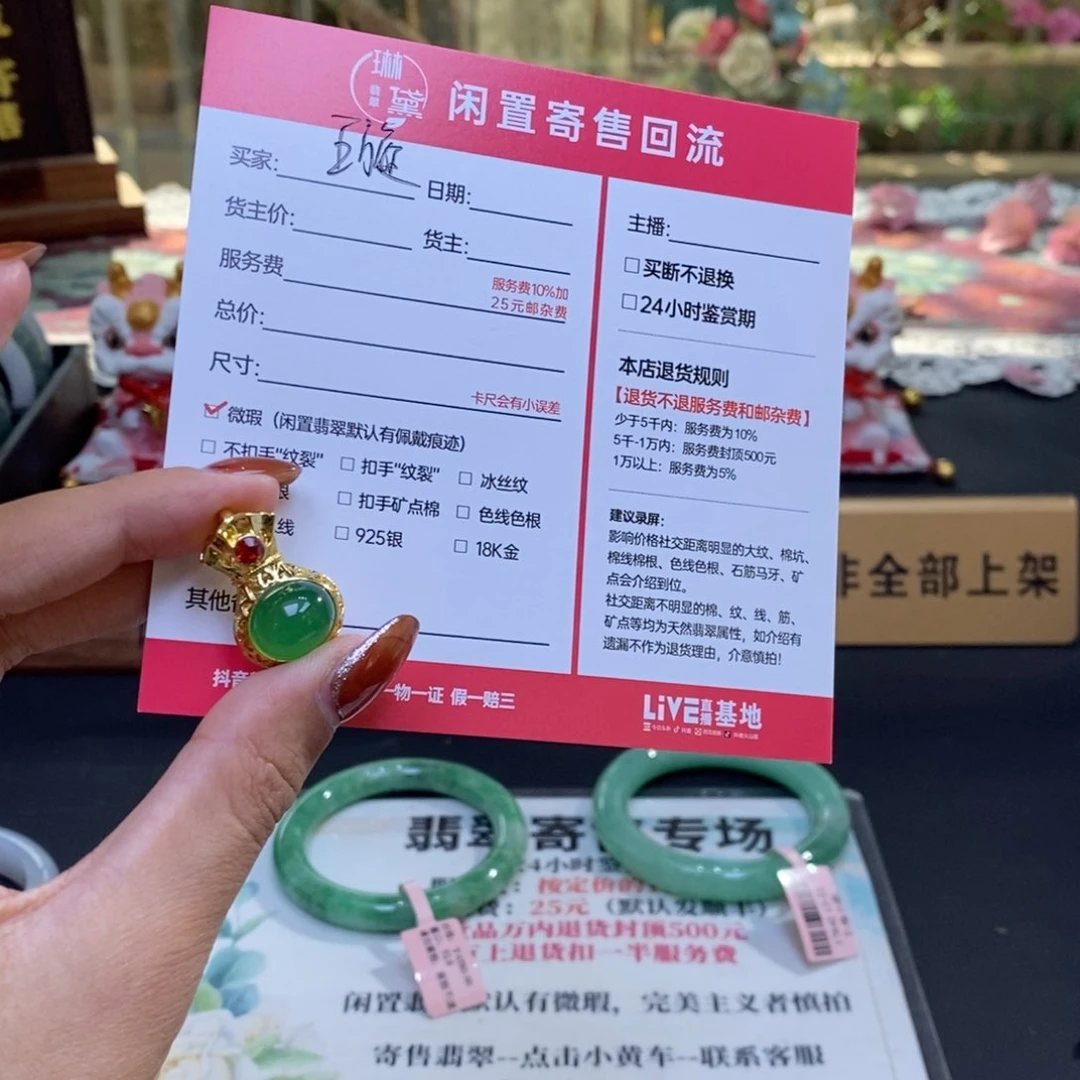 翡翠颈饰未镶嵌璇*