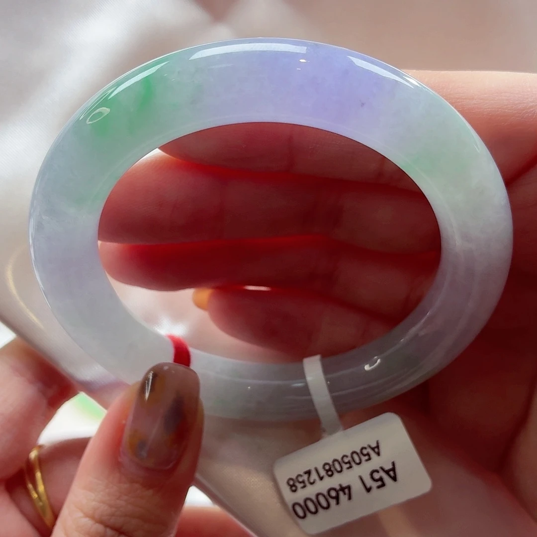 翡翠未镶嵌手镯（圆镯）22（46号）