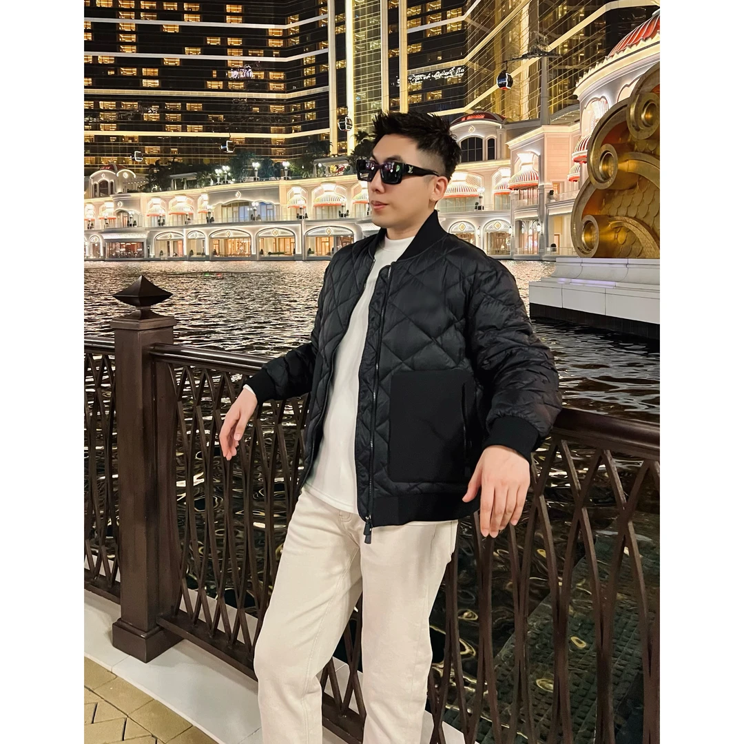 【羽绒棒球服】徽章绗缝90白鸭短款保暖飞行员羽绒服夹克外套上衣