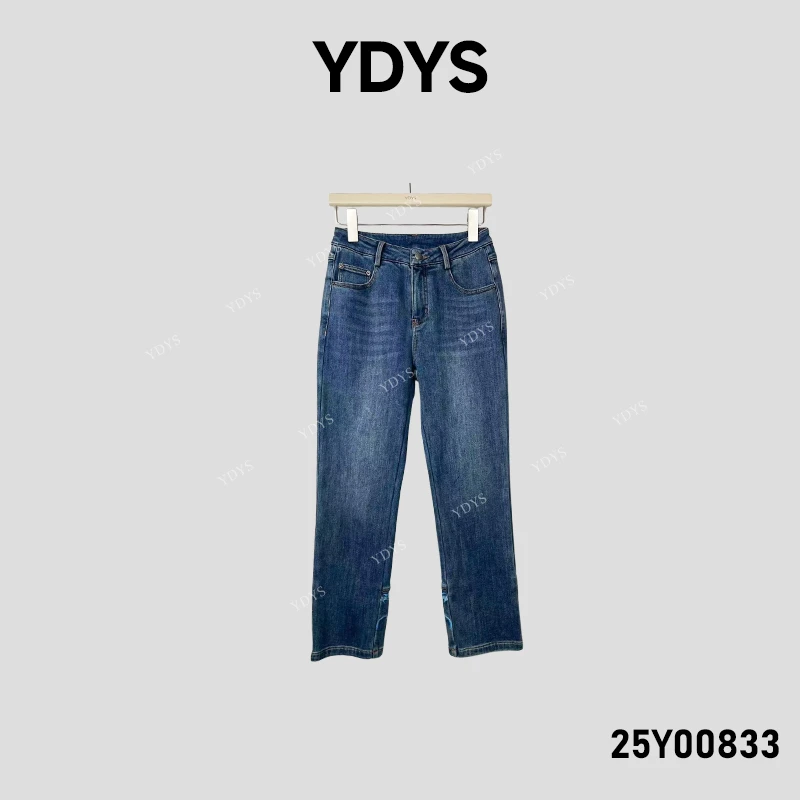 【YDYS】25Y00833 2025新款时尚气质小众牛仔裤