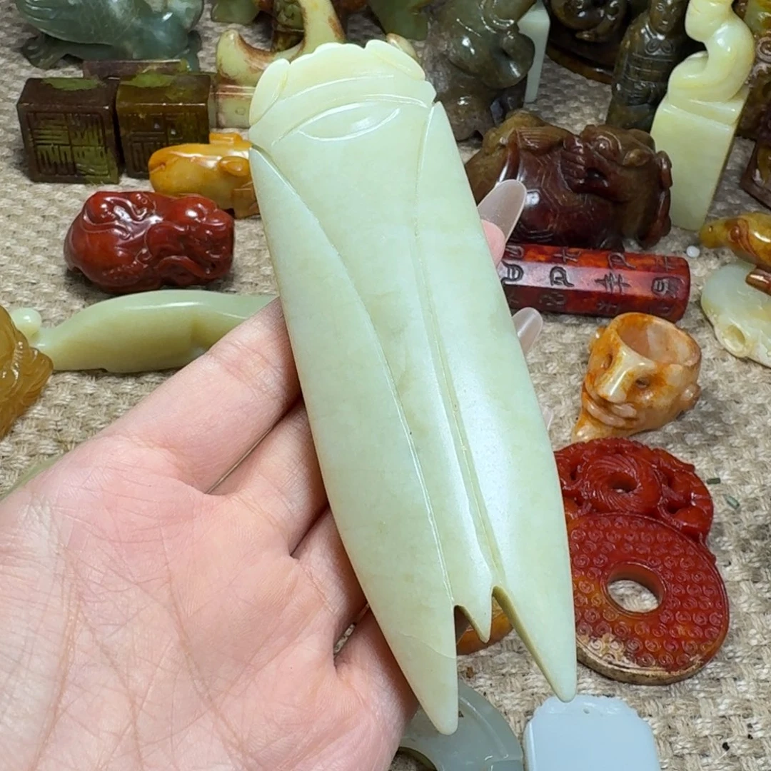 白玉菩提吊坠挂件