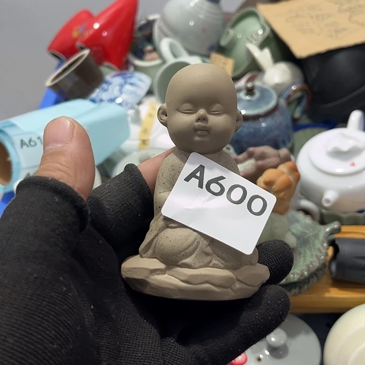 亿***号瓷片茶摆件工艺品摆件666