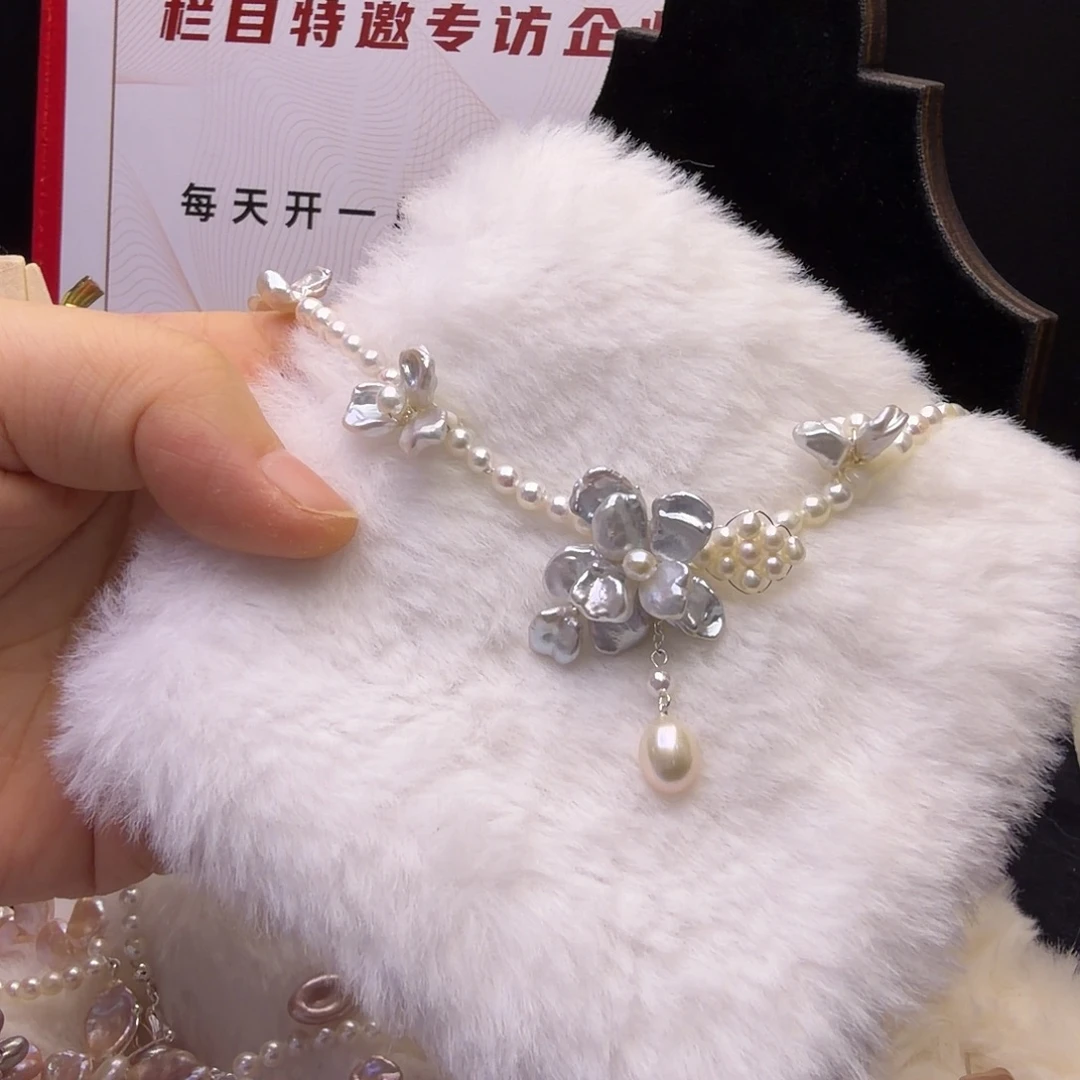 琉璃纯铜合金项链