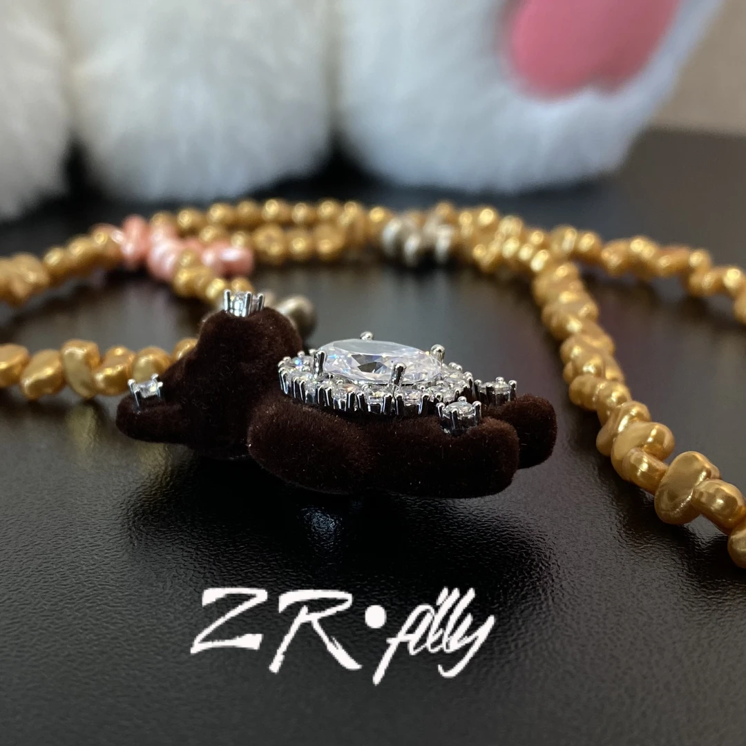 铜合金仿珍珠项链 时尚个性项链4062