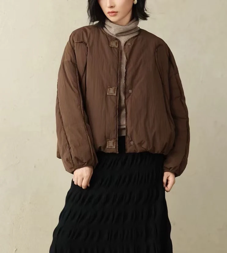 今年流行韩系面包服宽松显瘦减龄棉衣棉服居家服设计感外套