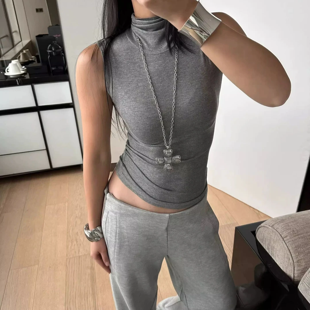 鳗鱼服饰2025新款四季时尚休闲百搭网红外套显瘦针织短款打底修身