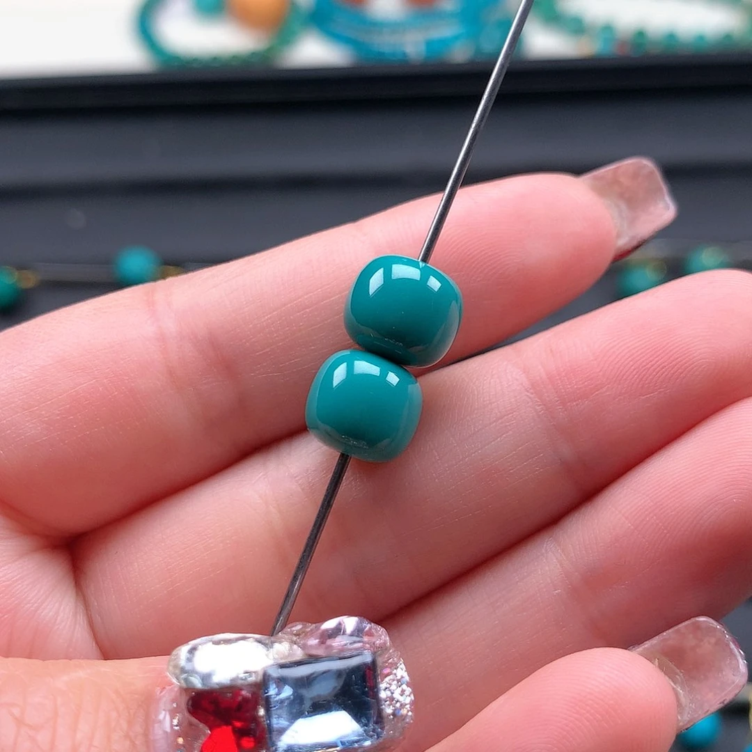 绿松石未镶嵌配饰老**叔