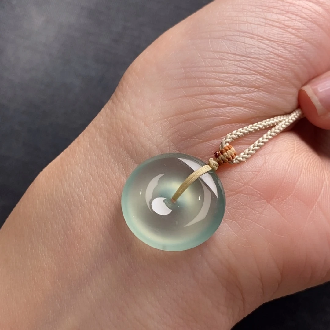 翡翠未镶嵌颈饰19.2-4.9