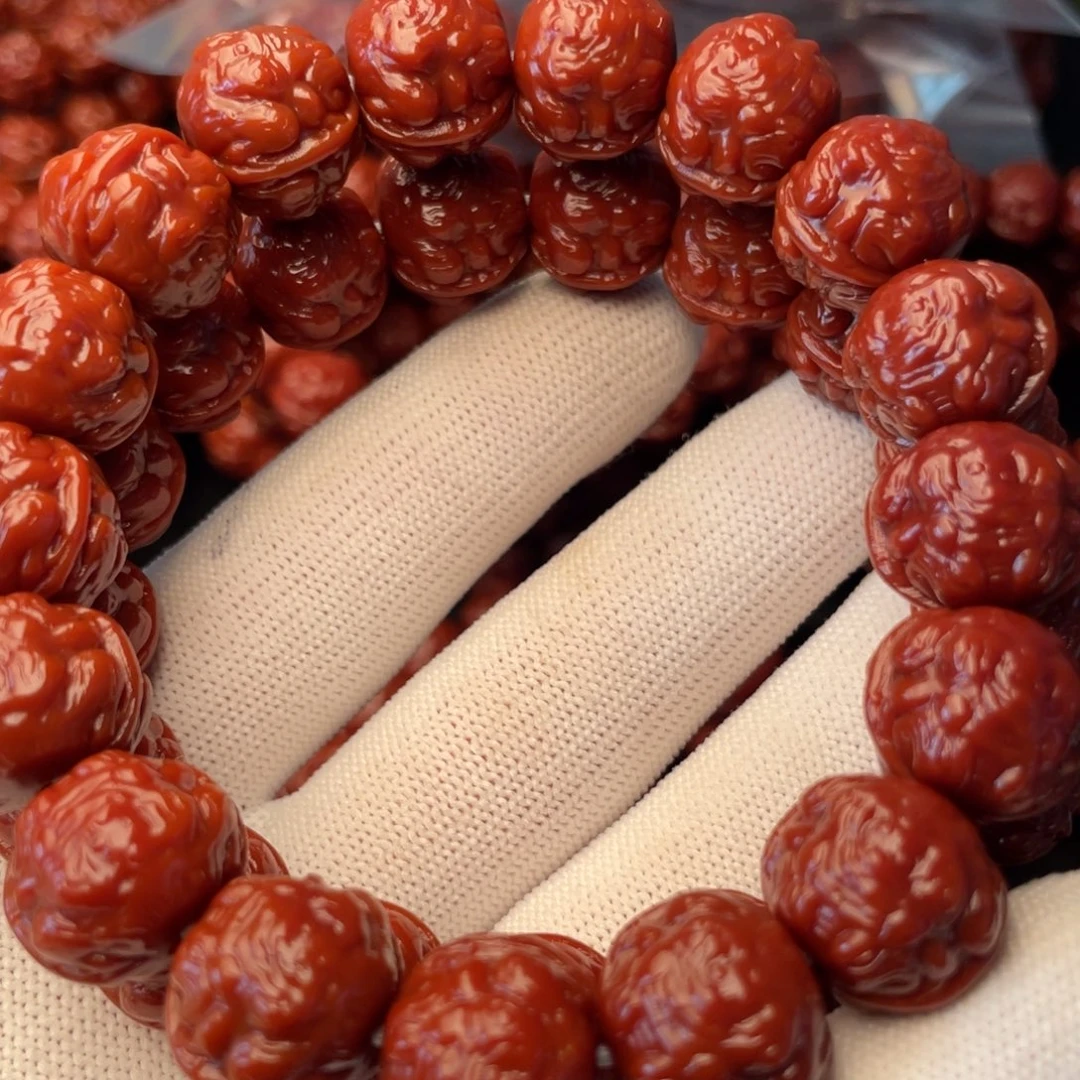 龙***少猴头核桃手串蟾王