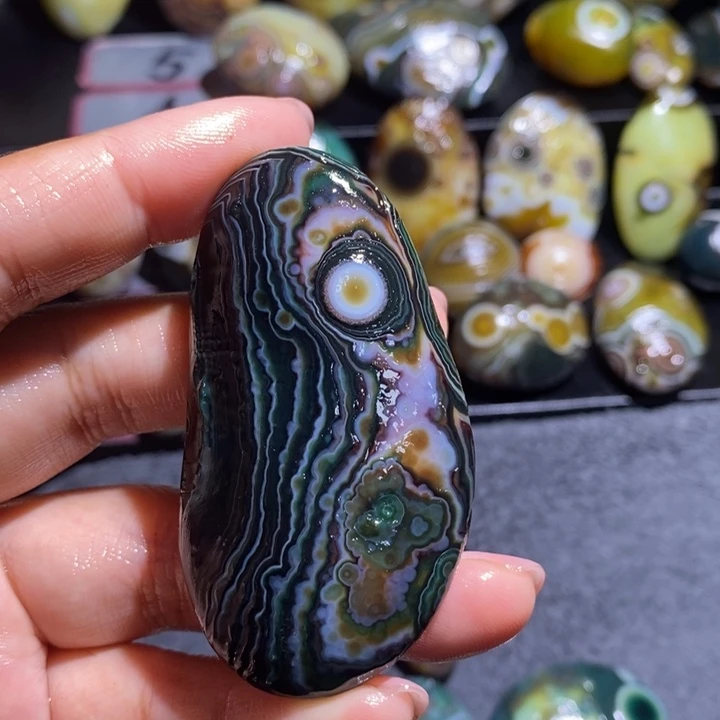 玛瑙/玉髓未镶嵌吊坠(不含链)67