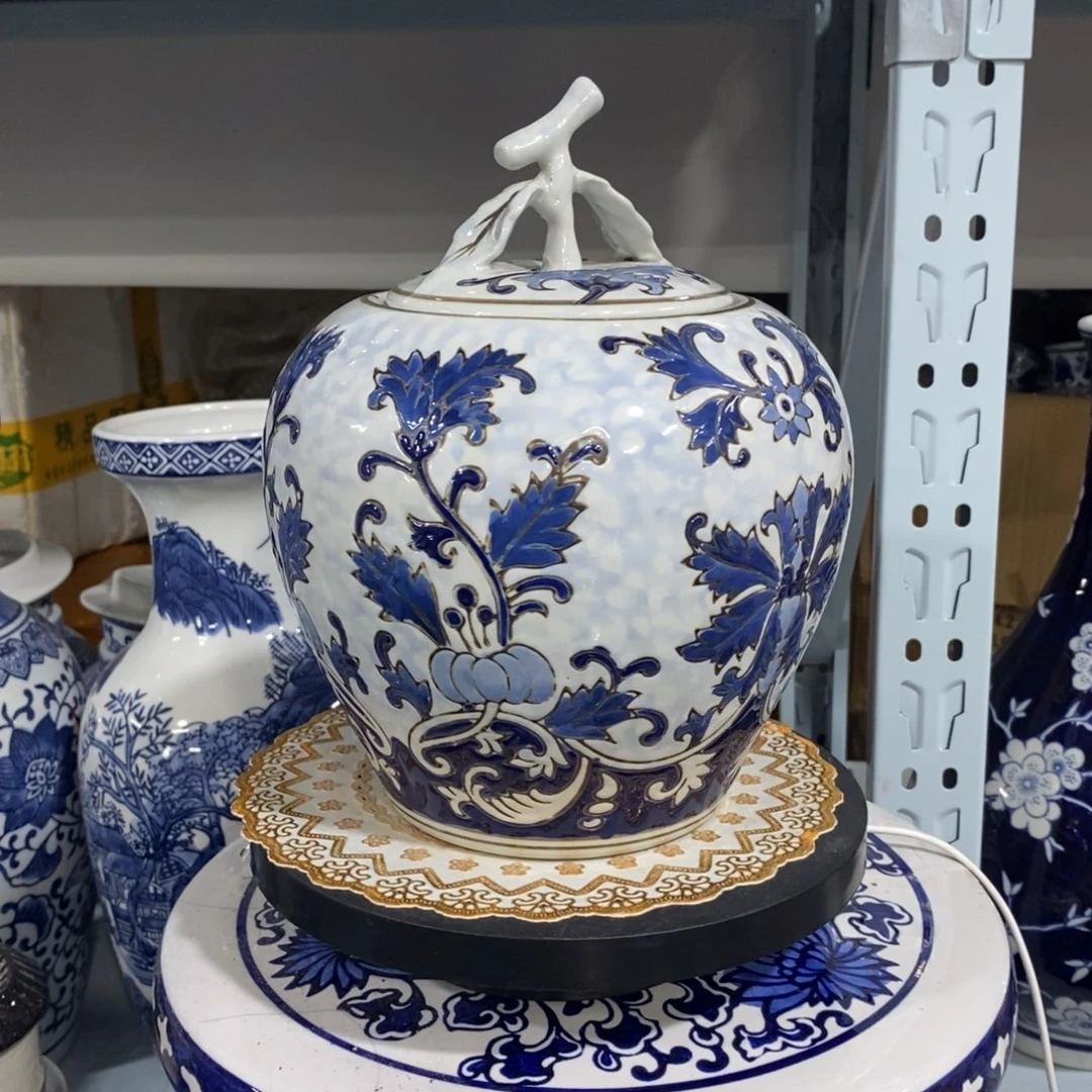 瓶茶叶罐花瓶摆件