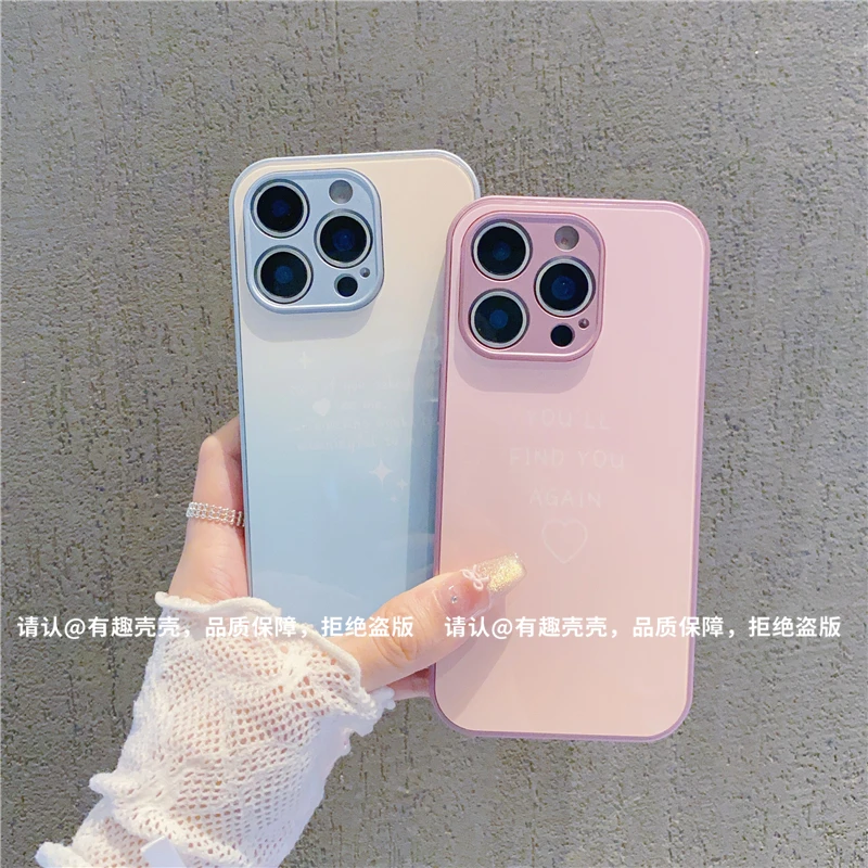 金属漆玻璃壳适用苹果16/iPhone/华为荣耀/OPPO/VIVO/小米/手机壳
