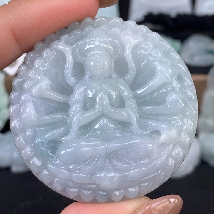 颈饰未镶嵌翡翠千手