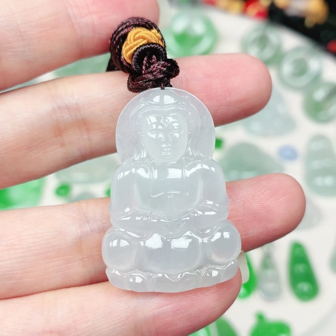 翡翠未镶嵌颈饰缅甸天然A货翡翠