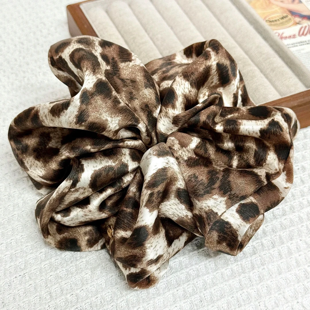 肆伍陆-5507复古韩系原创设计真丝发绳日韩甜美风简约女发圈法式